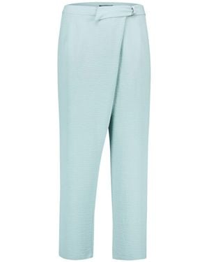 Zero Businesshose Mit Gürtel - Blau