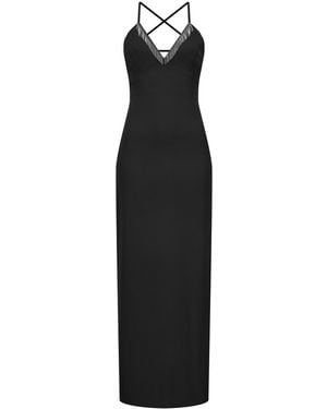 Nicowa Abendkleid Enawi, Model Ist 1,79 Cm Und Trägt Größe - Schwarz
