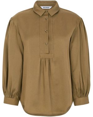 SOFT REBELS Bluse Stormy - Natur