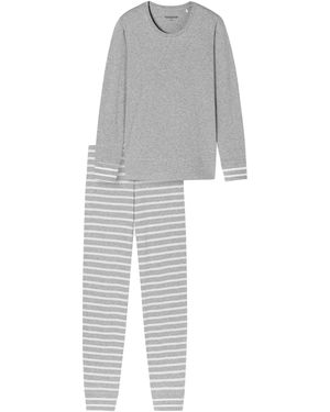 Schiesser Pyjama Casual Essentials - Grau