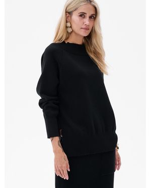 Blue Shadow Pullover - Schwarz