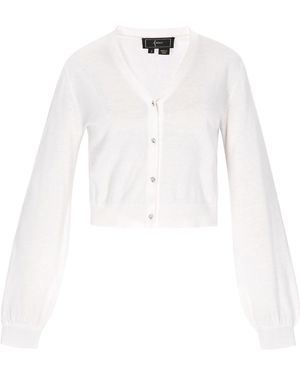 faina Strickjacke - Weiß