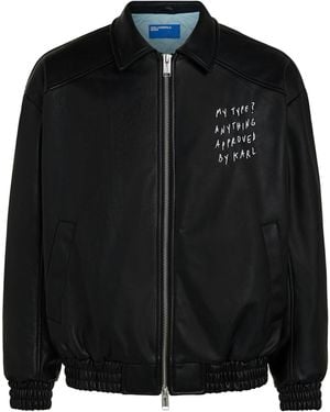 KARL LAGERFELD Jacke Klj X Pietro Terzini - Schwarz