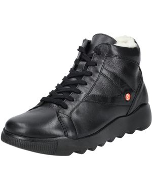 Softinos Schnürstiefelette - Schwarz