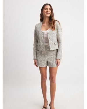 NA-KD Shorts - Weiß