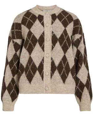Vila Strickjacke Vikarley - Braun