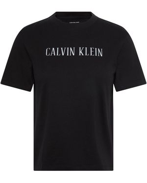 Calvin Klein T-Shirt Classic Varsity - Schwarz