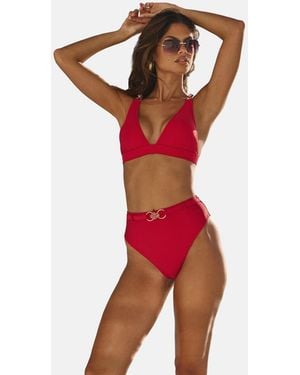 Lipsy Bikinihose - Rot