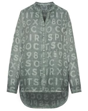 SOCCX Bluse - Grau