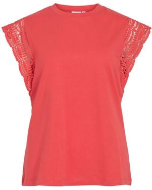 Vila Shirt Vimandala - Rot