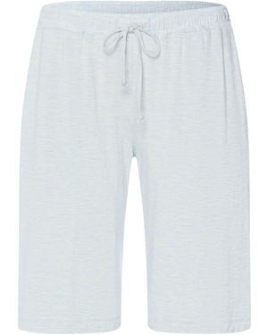 Hanro Schlafshorts Natural Elegance - Weiß
