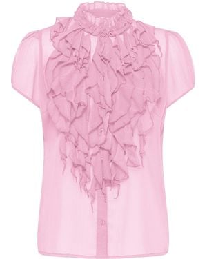 Saint Tropez Bluse Lilja - Pink