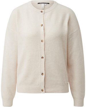 QS Strickjacke - Weiß