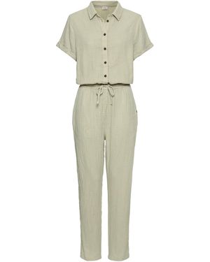 Camel Active Jumpsuit Aus Sommerlichem Musselin - Grün