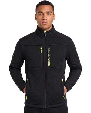 PUMA Fleecejacke Puma Jacke Herren - Blau