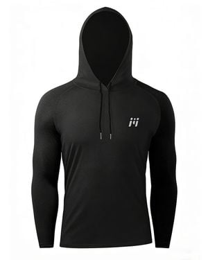 MEETWEE Sweatshirt Lightweight Sports Top - Schwarz