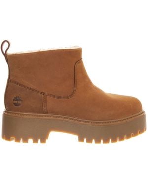 Timberland Stiefel Stone Street Mid Warm Lined Boot Rust Nubuck -- Warm-Lined Nubuck Mid Boots - Braun