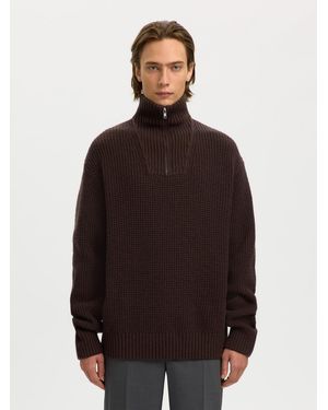 SELECTED Pullover - Braun