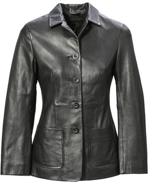 18N62 Lederblazer Negelia - Schwarz