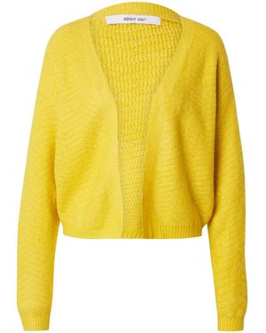 /about You Strickjacke Rowan - Gelb