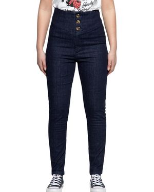 Queen Kerosin Jeans - Blau