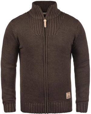 Solid Strickjacke Poul - Braun