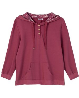 Sheego Sweatshirt - Rot