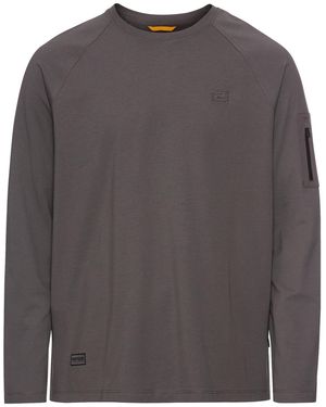 Camel Active Langarmshirt Mit Cooling Effekt - Grau