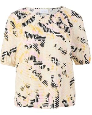 comma casual identity Bluse - Weiß