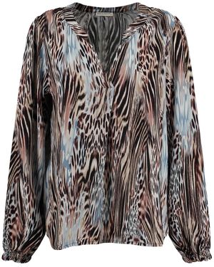 Key Largo Bluse 'Roots' - Schwarz