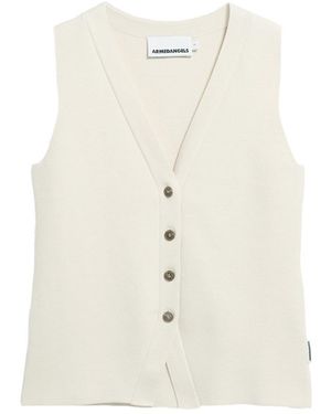 ARMEDANGELS Strickweste - Weiß
