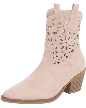 Ital-Design Cowboystiefel - Natur