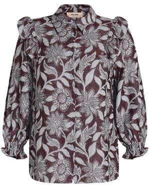 Mos Mosh Bluse Mmdebby - Grau