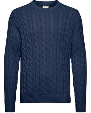 Solid Pullover Malcolm - Blau