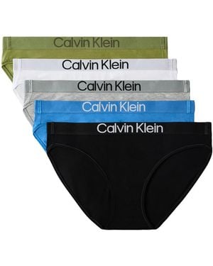 Calvin Klein Slip Maximum Cotton - Blau
