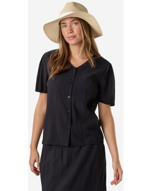Seaside Bluse Savannah - Schwarz