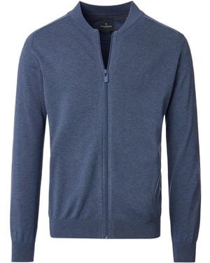 CASA MODA Strickjacke Basic - Blau