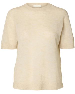 SELECTED Pullover Slfshirley - Natur