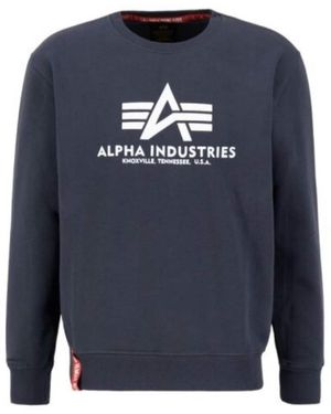 Alpha Industries Sweatshirt Basic Logo - Blau