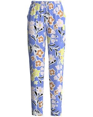 CALIDA Pyjamahose Late Bloom M&M - Blau