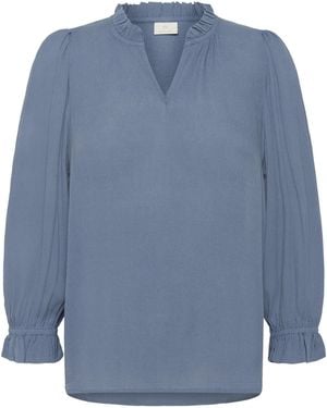 Kaffe Bluse Kaliv - Blau