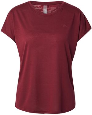 Only Play Funktionsshirt 'Onpaub-Sage' - Rot