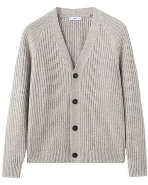 Mango Strickjacke Joanc - Weiß