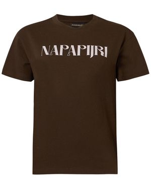 Napapijri T-Shirt S-Bliss - Braun