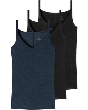 Schiesser Unterhemd Personal Fit - Schwarz