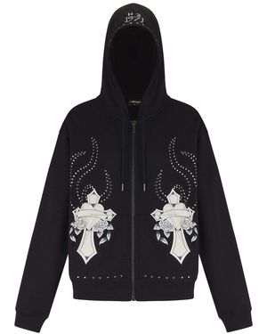 Ed Hardy Sweatjacke - Blau
