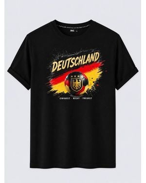 Rmk Shirt Wm Fußball Deutschland - Schwarz