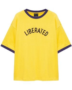 Pull&Bear T-Shirt - Gelb