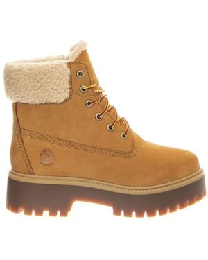 Timberland Stiefel Stone Street Mid Warm Lined Waterproof Boot -- Boots Waterproof Lined Warm Wheat Nubuck - Natur
