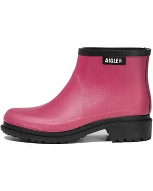 Aigle Gummistiefel Fulfeel Low - Pink